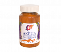 Краска акриловая Луч художественная глянцевая оранжевая 100 мл