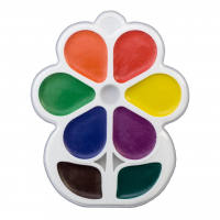 Краски акварельные Луч Кроха &quot;Цветочек&quot; 8 цветов без кисточки