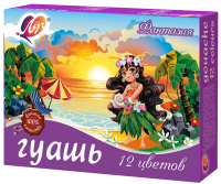 Гуашь Луч Фантазия 12 цветов х 15 мл