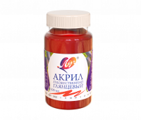 Краска акриловая Луч художественная глянцевая рубиновая 100 мл