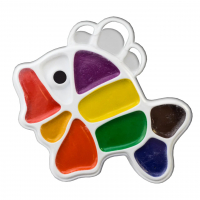 Краски акварельные Луч Кроха &quot;Рыбка&quot; 9 цветов без кисточки