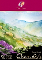 Скетчбук Луч De Luxe А5 50л