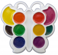 Краски акварельные Луч Кроха &quot;Бабочка&quot; 10 цветов без кисточки