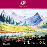 Скетчбук Луч De Luxe А5+ 50л