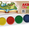 Краски акварельные Луч ZOO 6 цветов в картонной упаковке без кисточки, арт. 19С 1246-08