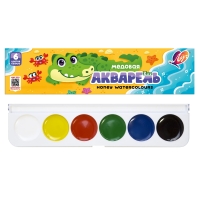 Краски акварельные Луч ZOO 6 цветов в картонной упаковке без кисточки