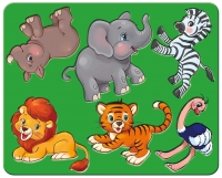 Трафарет шаблонный Луч &quot;Веселые зверята&quot;