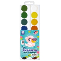 Краски акварельные Луч ZOO 16 цветов без кисточки