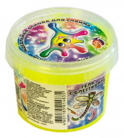 Гель с блестками Луч основа для слайма неоновый желтый 85 мл