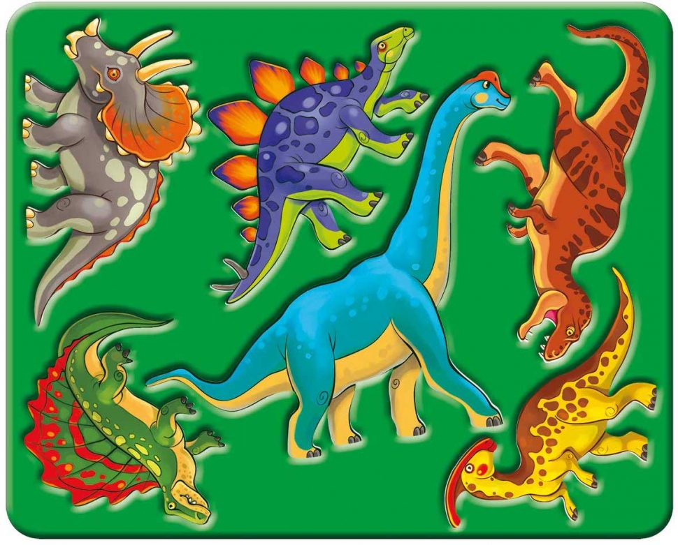 Трафарет шаблонный Луч "Динозавры"
