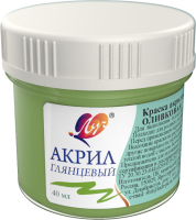 Краска акриловая Луч пастельная оливковая 40 мл