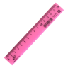 Линейка Луч непрозрачная пастельный розовый 15 см, арт. 32С 2114-08