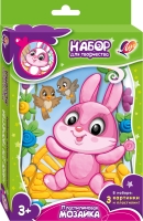 Набор для рисования пластилином ЛУЧ Пластилиновая мозаика &quot;Зайка&quot;