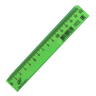 Линейка Луч прозрачная зеленая 15 см, арт. 32С 2117-08