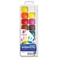 Краски акварельные Луч Классика 16 цветов без кисточки
