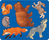 Трафарет шаблонный Луч &quot;Лесные звери&quot;