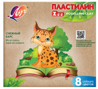 Пластилин Луч Zoo 8 цветов х 15 гр.