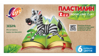 Пластилин Луч Zoo 6 цветов х 15 гр.