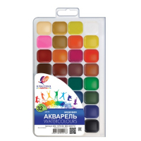 Краски акварельные Луч Классика 32 цвета без кисточки