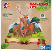 Пластилин Луч Zoo 24 цвета х 15 гр.