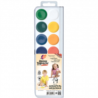 Краски акварельные Луч Школа Творчества 14 цветов без кисточки