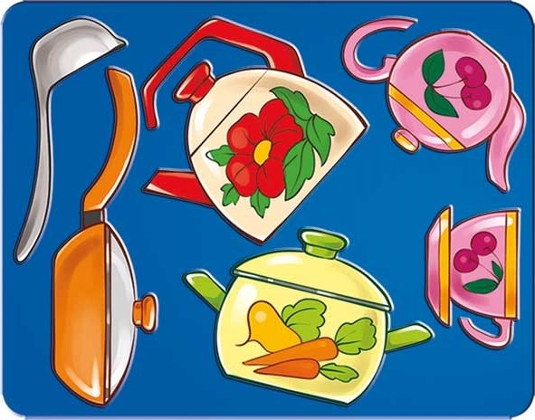 Трафарет шаблонный Луч "Посуда"