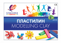 Пластилин Луч Классика 8 цветов х 20 гр. + стек