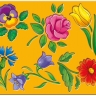 Трафарет шаблонный Луч Цветы, арт. 25С 1575-08