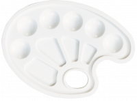 Палитра Луч №1 классическая овальная с кюветами