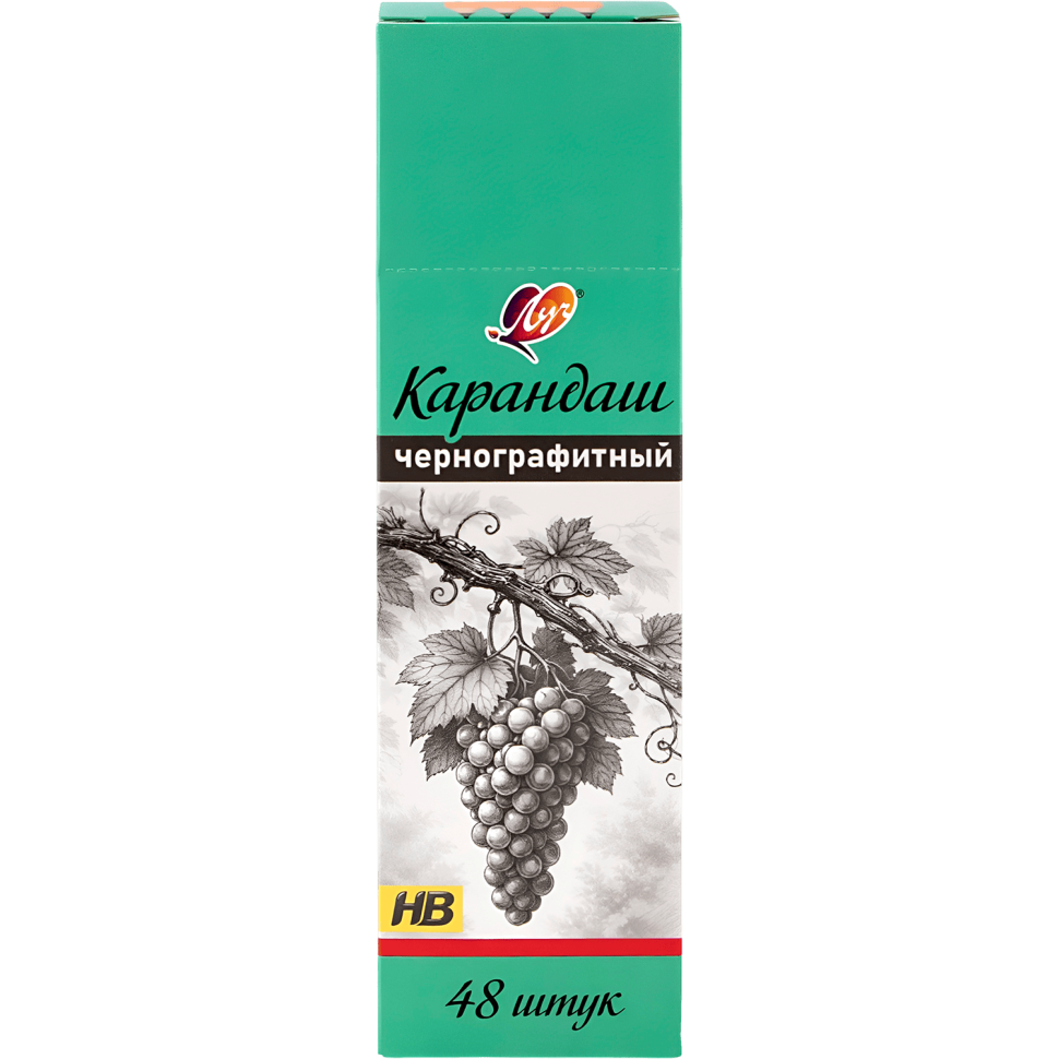 Карандаш чернографитный Луч HB шестигранный корпус желтый, артикул 35С 2358-08 Карандаш чернографитный Луч HB шестигранный корпус желтый, артикул 35С 2358-08