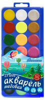Краски акварельные Луч Фантазия 21 цвет без кисточки