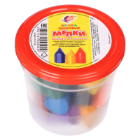 Мелки восковые Луч Кроха в пластиковом стакане 15 цветов