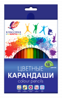 Карандаши цветные Луч Классика деревянные 18 цветов