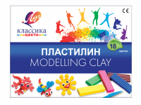 Пластилин Луч Классика 18 цветов х 20 гр. + стек