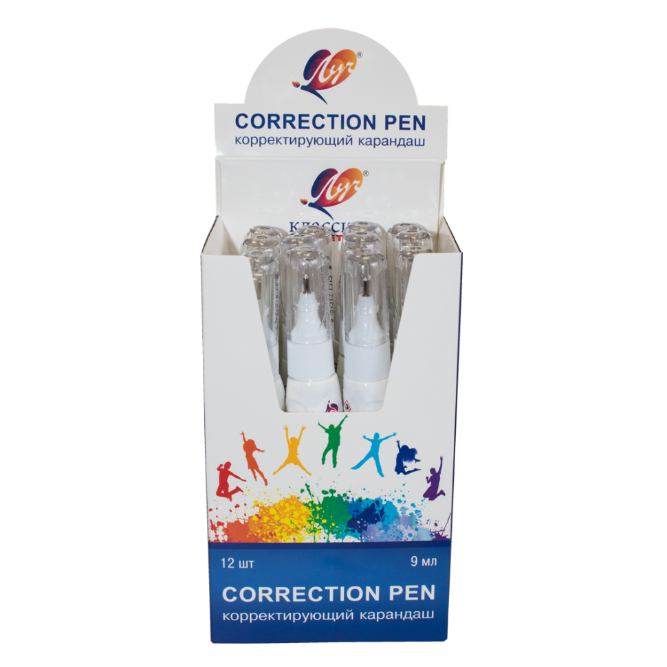 Корректирующий карандаш Луч Классика цвета на растворителе 9 мл, арт. 31С 2037-08