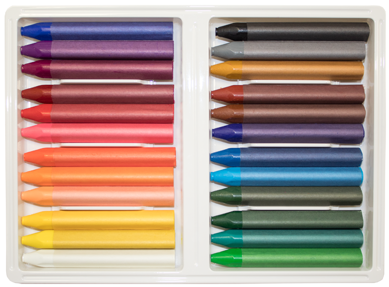 Пастель масляная Луч Школа Творчества треугольные 24 цвета, арт. 31С 1973-08