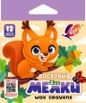 Мелки восковые Луч Zoo шестигранные 12 цветов