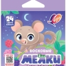 Мелки восковые Луч Zoo шестигранные 24 цвета, арт. 12С 866-08