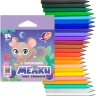 Мелки восковые Луч Zoo шестигранные 24 цвета, арт. 12С 866-08
