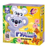 Гуашь Луч ZOO 9 цветов х 15 мл