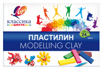 Пластилин Луч Классика 24 цвета х 20 гр. + стек