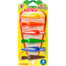 Мелки восковые Луч Кроха "Морковки" фигурные 6 цветов, артикул 34С 2255-08