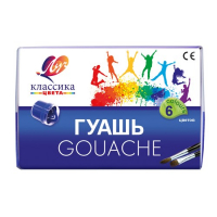 Гуашь Луч Классика 6 цветов х 20 мл