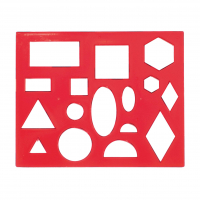 Трафарет Луч №1 геометрические фигуры