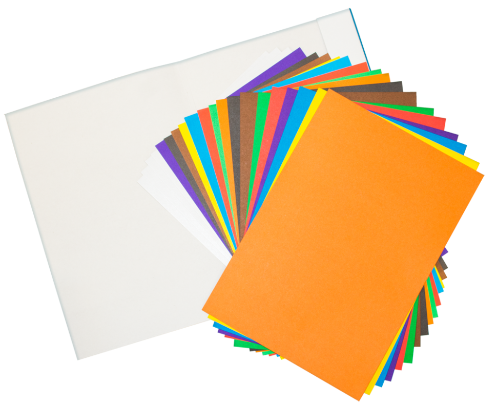 Набор цветной бумаги и картона Луч Классика цвета А4 20л, арт. 31С 1957-08