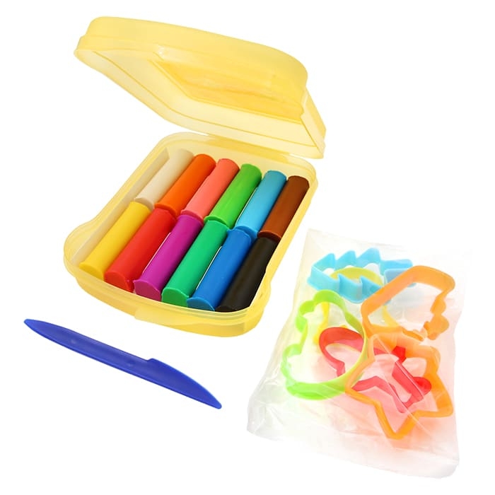 Пластилин классический Луч Кроха 12 цветов х 20 гр. + 6 формочек, артикул 35C 2312-08