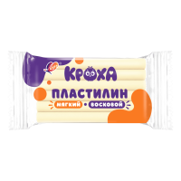 Пластилин Луч "Кроха" восковой белый 150 гр.