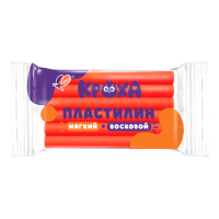 Пластилин Луч "Кроха" восковой красный 150 гр.