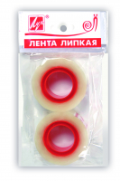 Клейкая лента Луч канцелярская 12мм х 30м 2 шт.