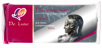 Пластилин Луч De Luxe скульптурный серый 500 гр.